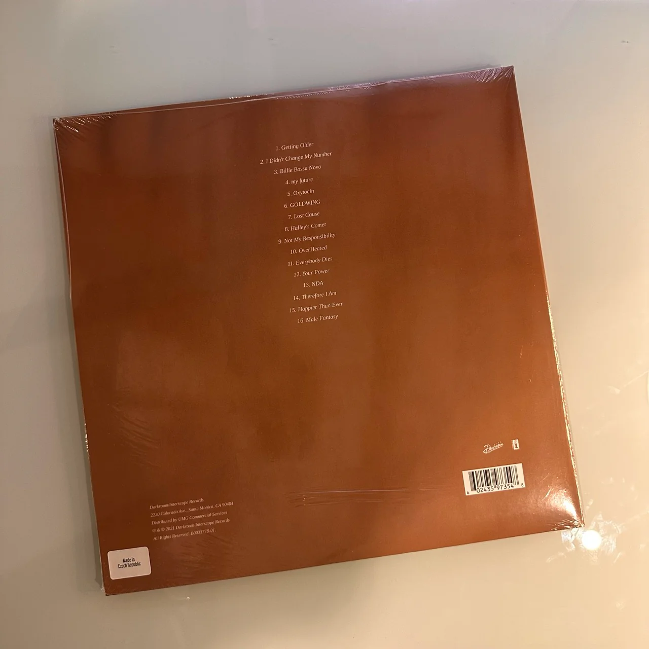 Billie Eilish - Happier Than Ever Vinyl (Recycled Black) - Image 3