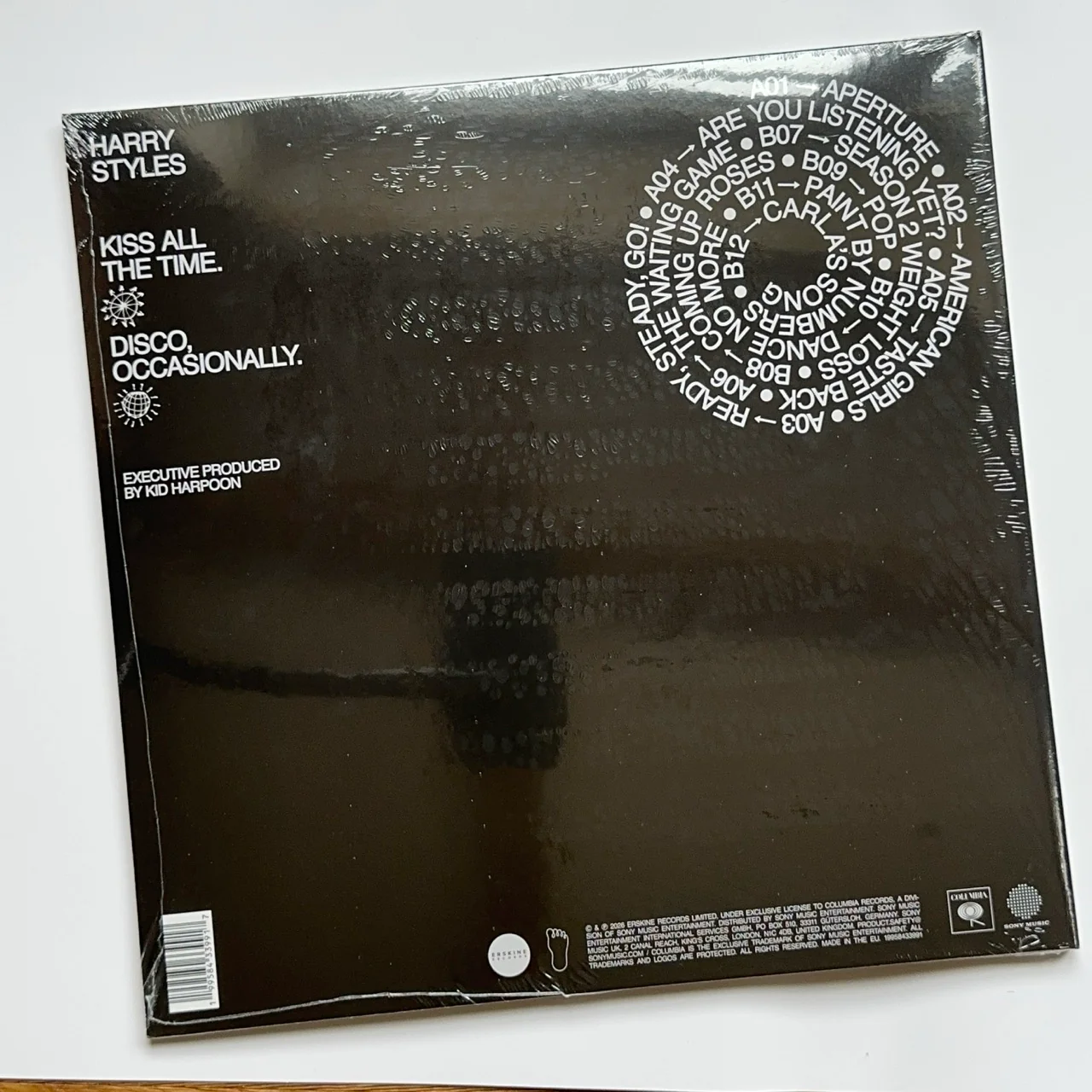 Harry Styles - Kiss All The Time. Disco, Occasionally, Retail Exclusive Pop blue LP vinyl - Image 3